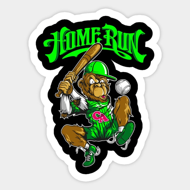 Home Run Sticker by viSionDesign